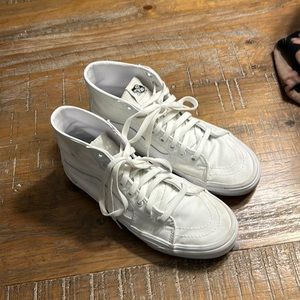 White High Top Vans